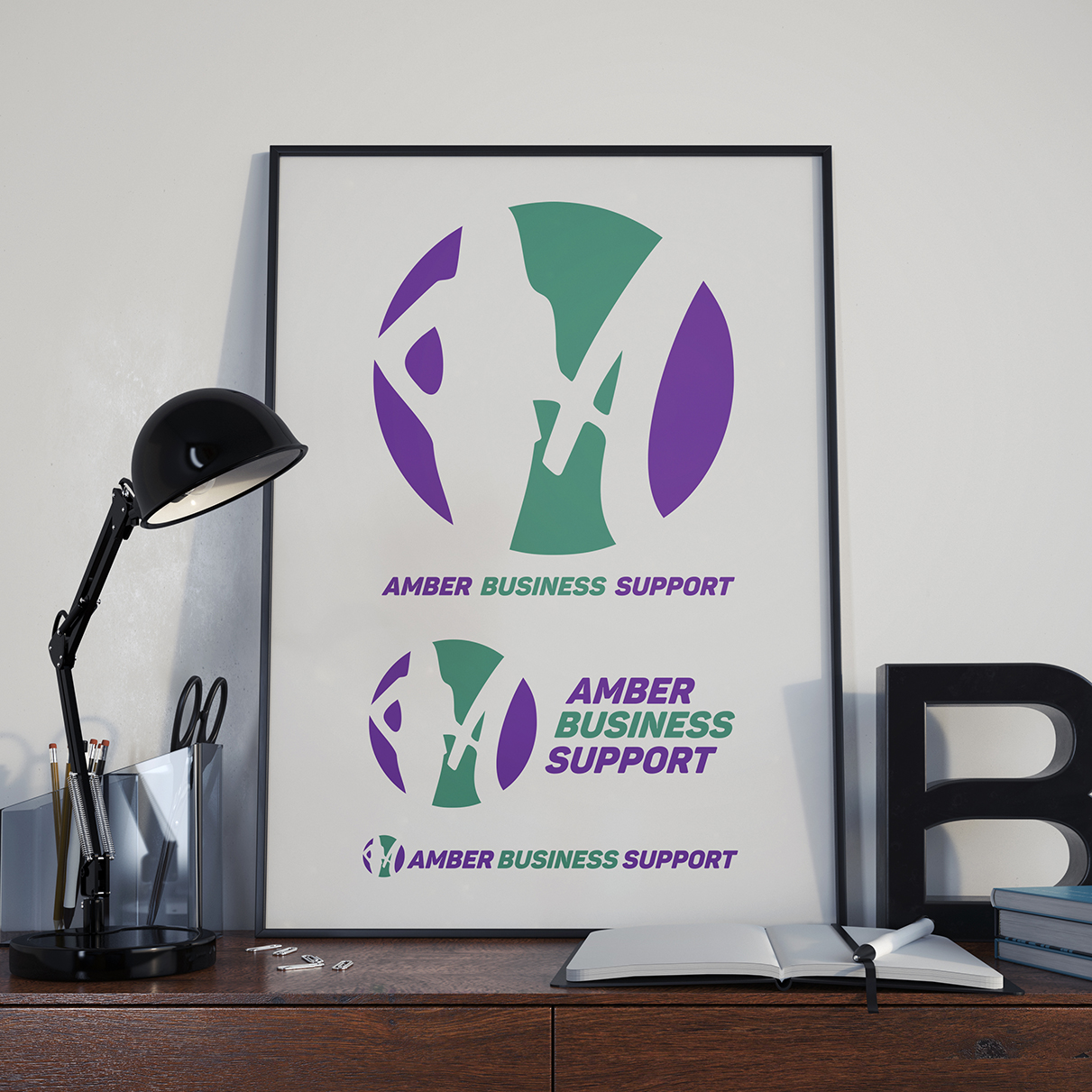 Logo Design by dii for Amber Business Support | Design #7922684