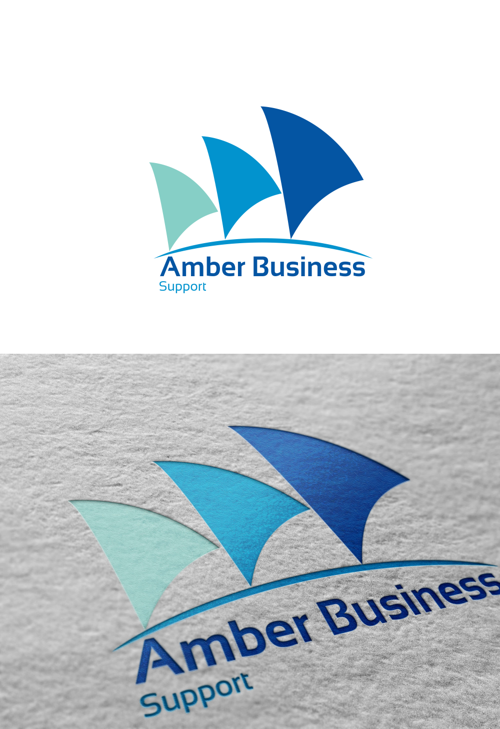 Logo Design by jenggot_merah_ for Amber Business Support | Design #8167697