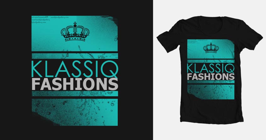 T-shirt Design by Donn Marlou Ramirez for KLASSIQ FASHIONS | Design #1949518
