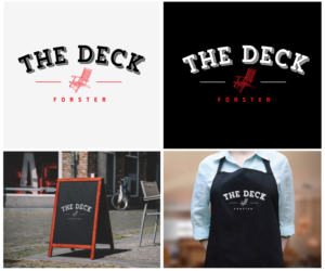 Logo Design by GLOW creative for The Deck, Forster | Design: #7973656