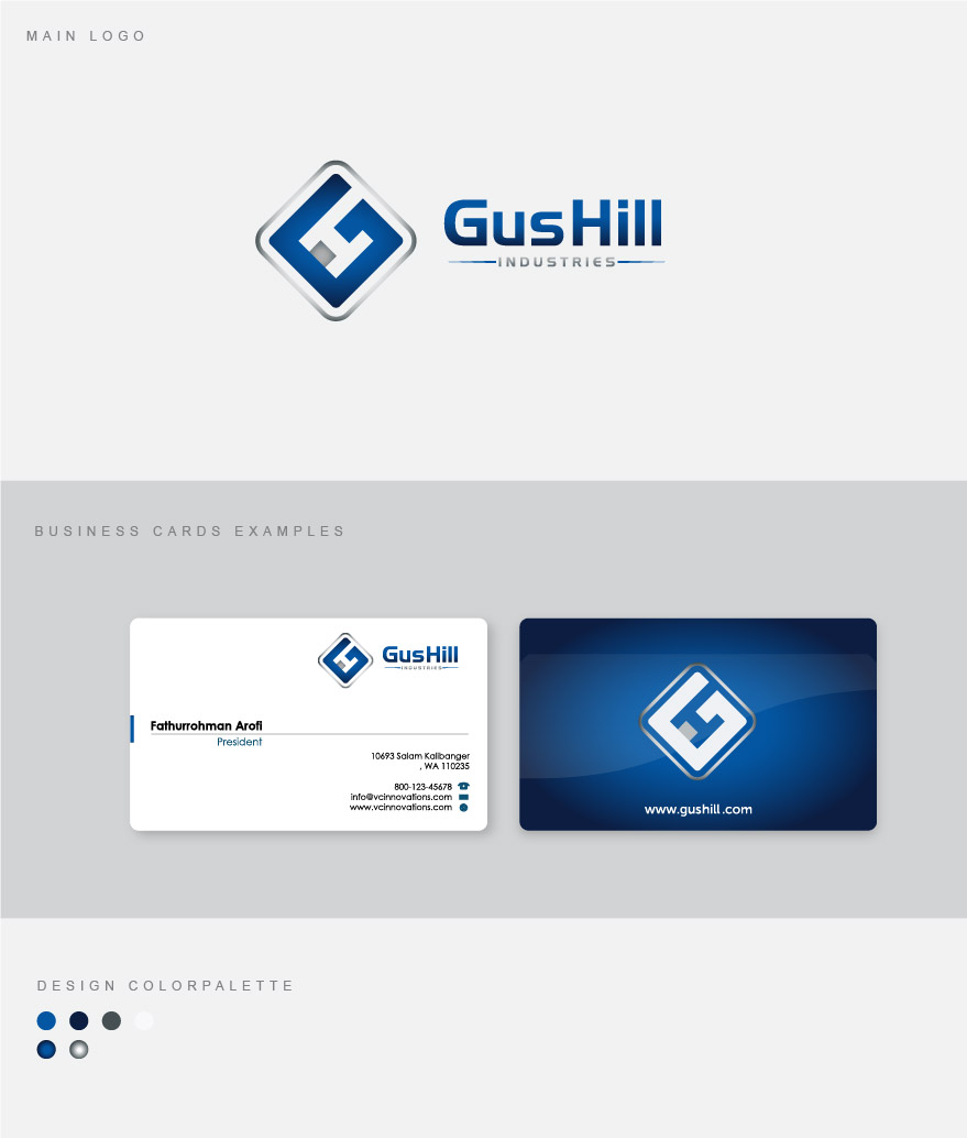 Logo Design by SwingTazzle  Designs for GusHill Industries, Inc. | Design #8417127