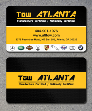 Business Card Design by Lanka Ama for Tow Atlanta | Design: #7924271