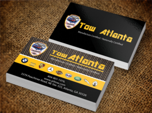 Business Card Design by Lanka Ama for Tow Atlanta | Design: #7924294