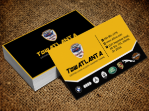 Business Card Design by Lanka Ama for Tow Atlanta | Design: #8424776