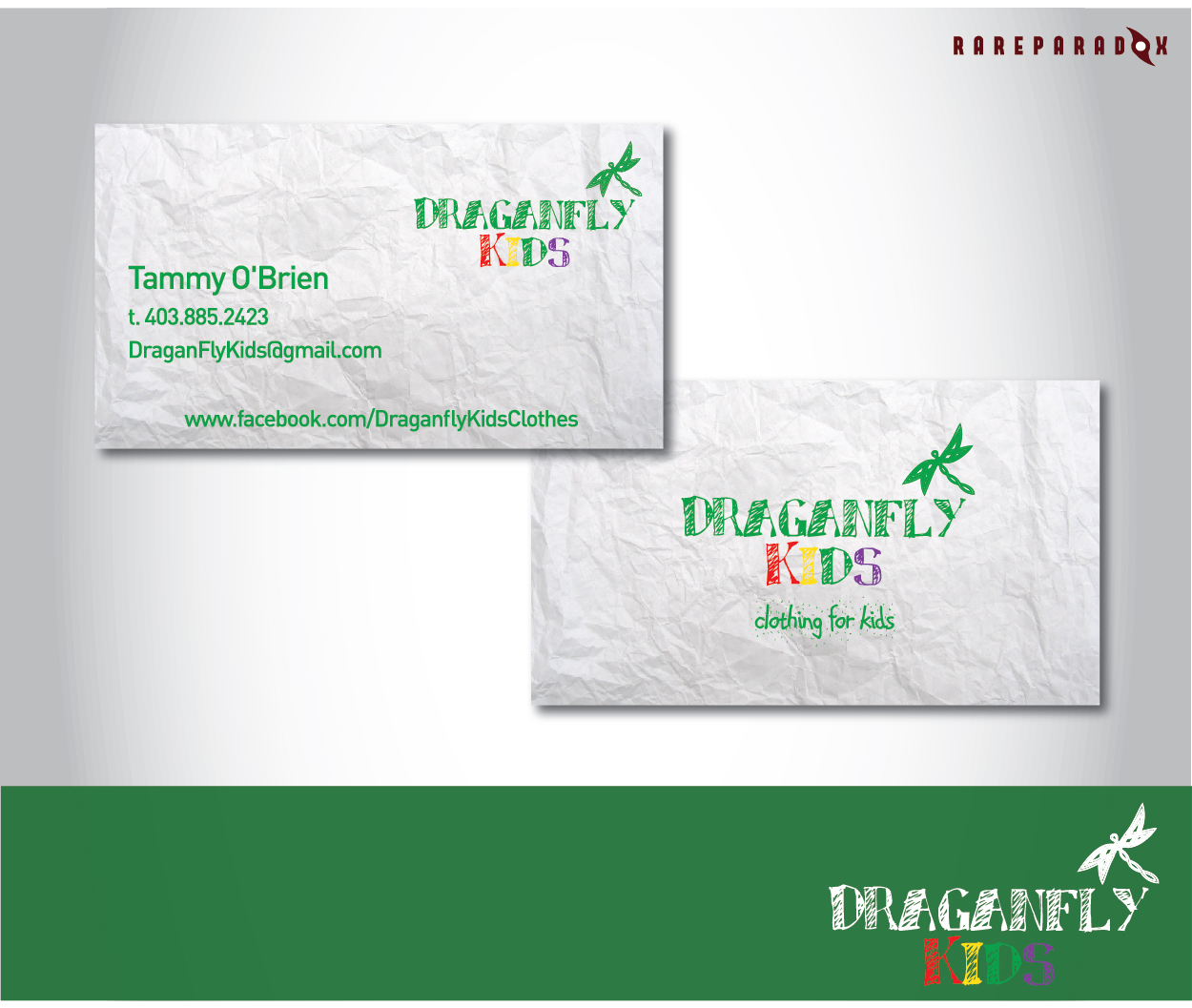 Business Card Design by RareParadox for DraganFly Kids | Design #1945656