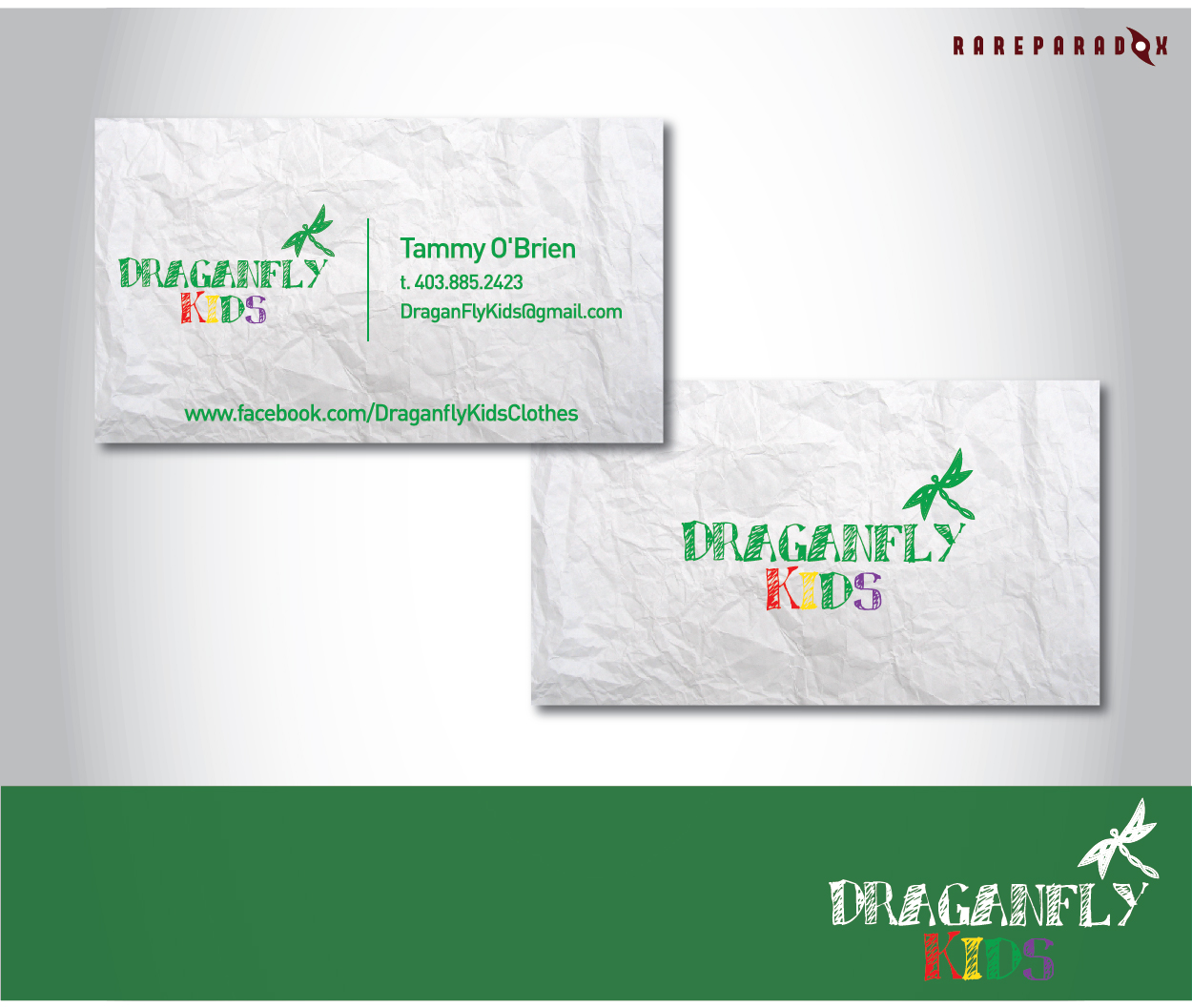 Business Card Design by RareParadox for DraganFly Kids | Design #1945659