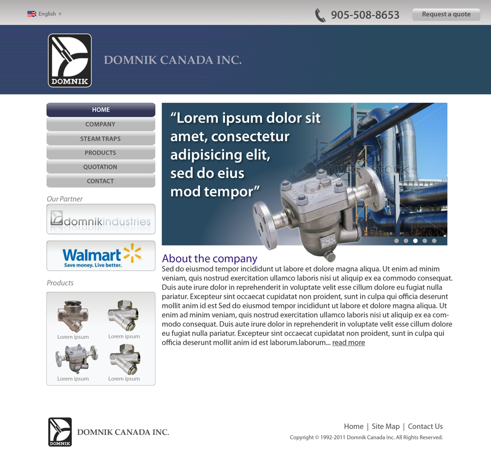 Web Design by Lawrence Conde for this project | Design #403031