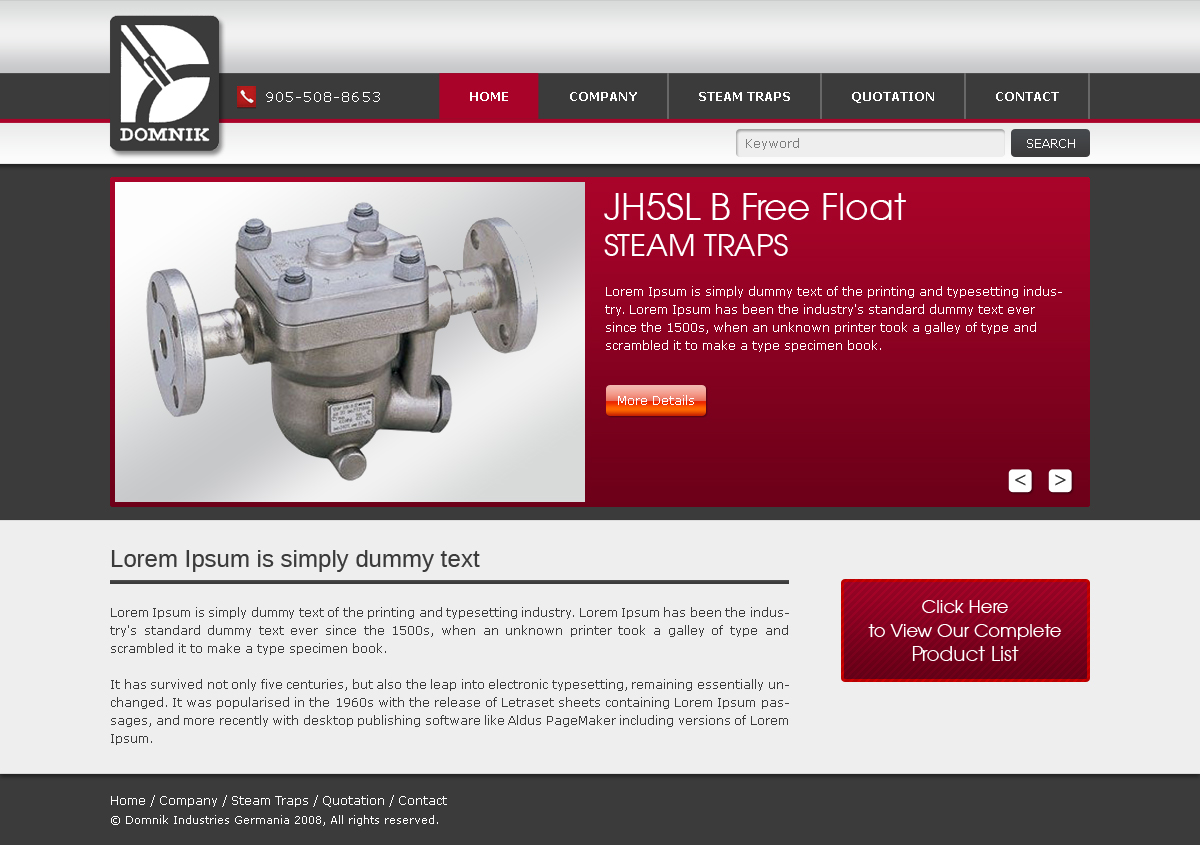 Web Design by Tebu Kurian for this project | Design #396241