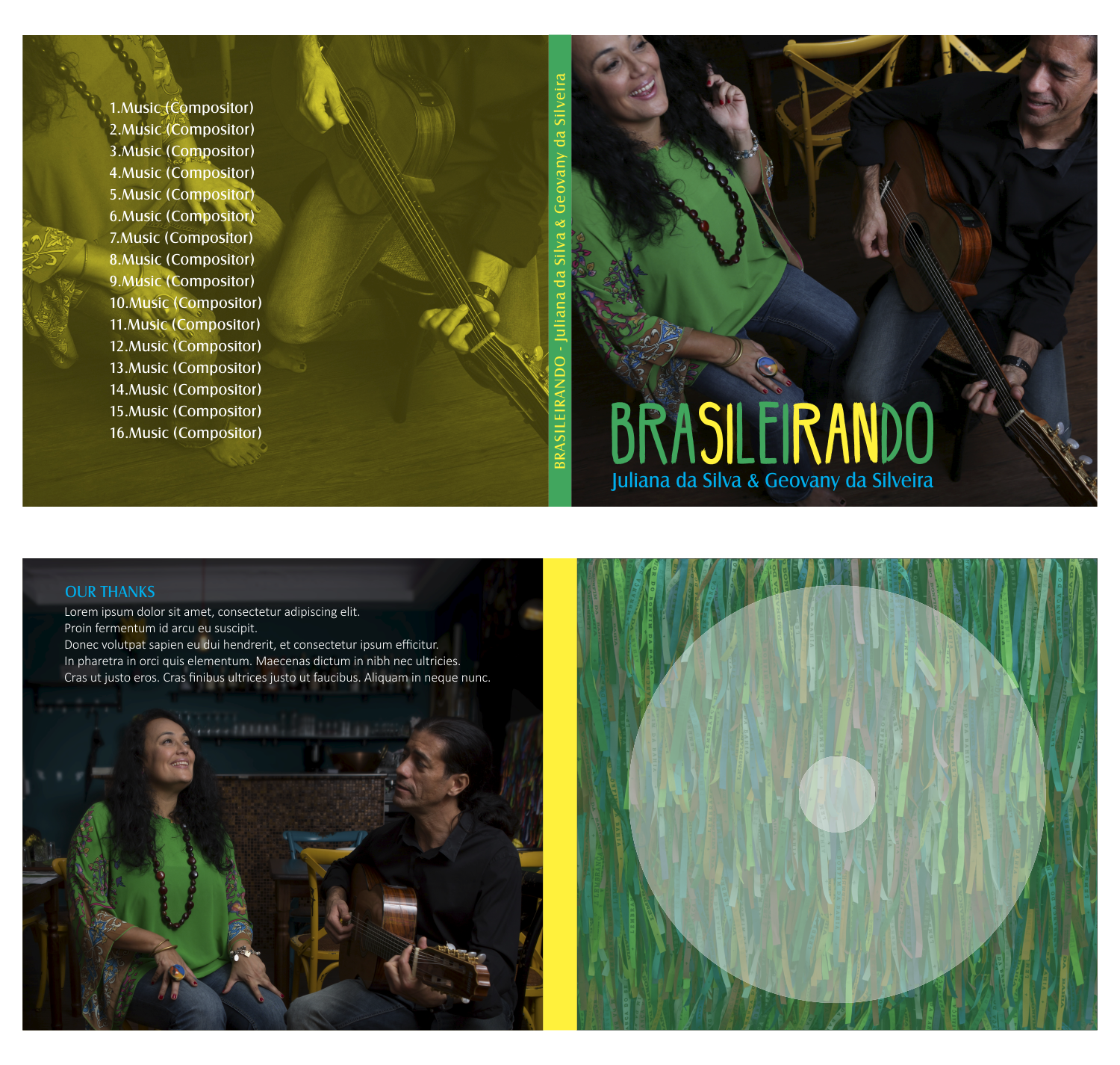 CD Cover Design by Ana Paula Barros for this project | Design #7996000