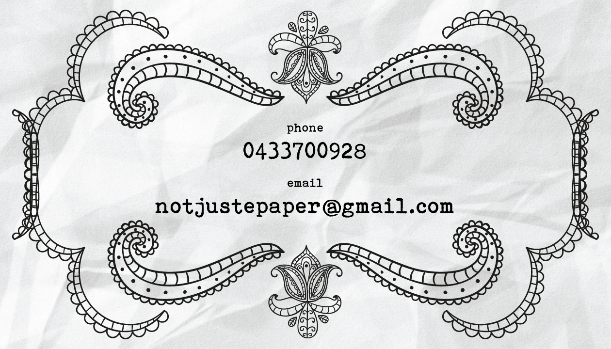 Diseño de Tarjeta de Presentación por mulkyseven para not juste paper | Diseño #7906709