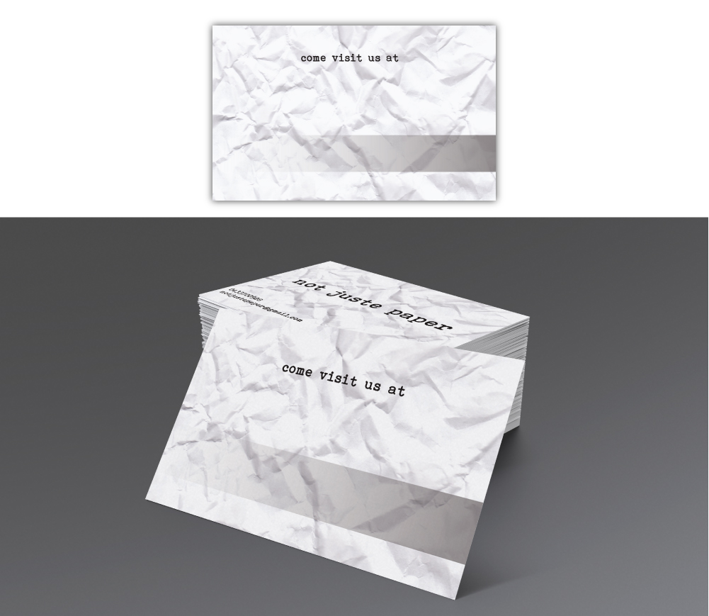 Design de Carte de Visite par dharly pour not juste paper | Design #7999810