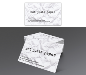 Diseño de Tarjeta de Presentación por dharly para not juste paper | Diseño: #8170935