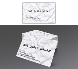 Diseño de Tarjeta de Presentación por dharly para not juste paper | Diseño: #8170936