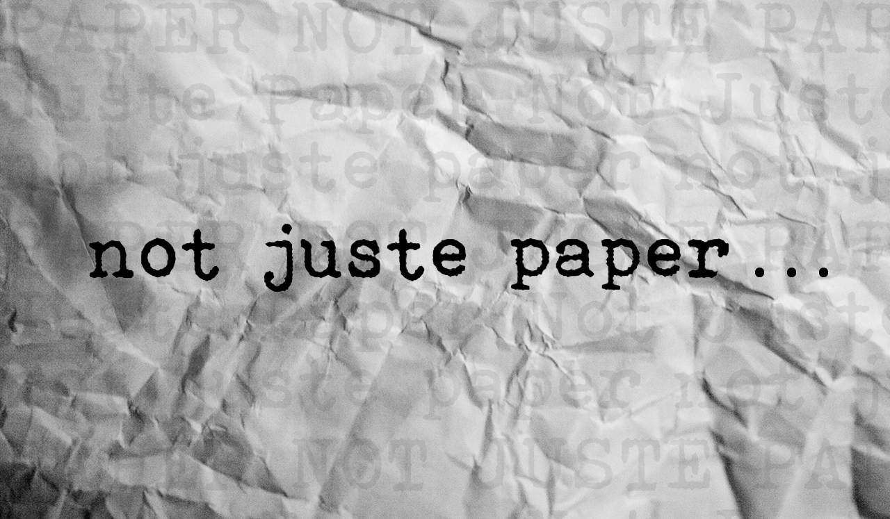 Business Card Design by Jgam2602 for not juste paper | Design #7908967