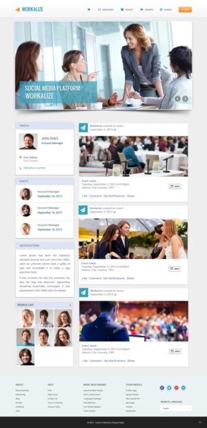 Web Design by pb for this project | Design: #7951533