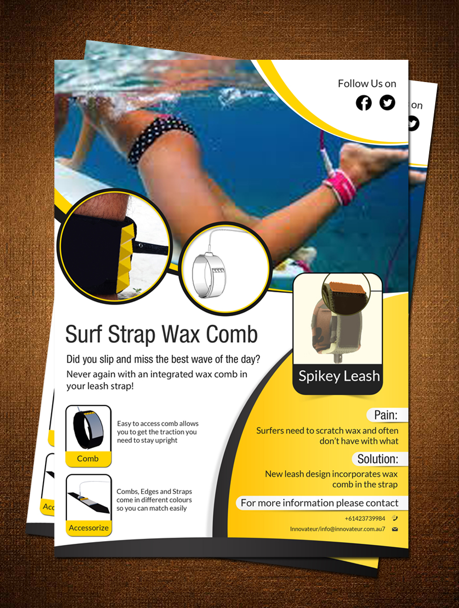 Flyer Design by debdesign for WAXCOMB-LEASH | Design #7925075