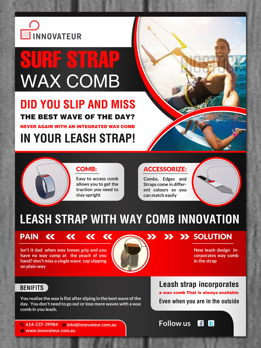 Diseño de Flyer por creative.bugs para WAXCOMB-LEASH | Diseño #7923322