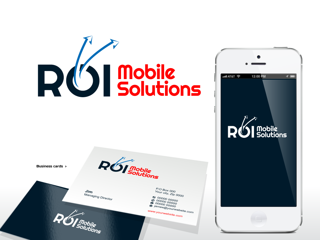Logo Design by designgreen for ROI Mobile Solutions | Design #1952416
