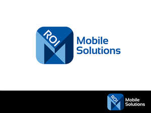 Diseño de Logo por Skroll para ROI Mobile Solutions | Diseño: #1979269
