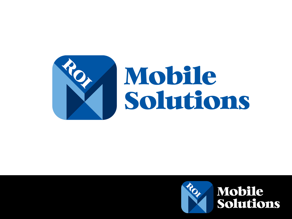Logo Design by Skroll for ROI Mobile Solutions | Design #1979270