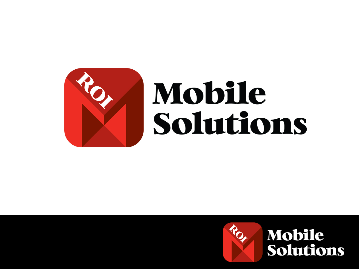 Logo Design by Skroll for ROI Mobile Solutions | Design #1982049