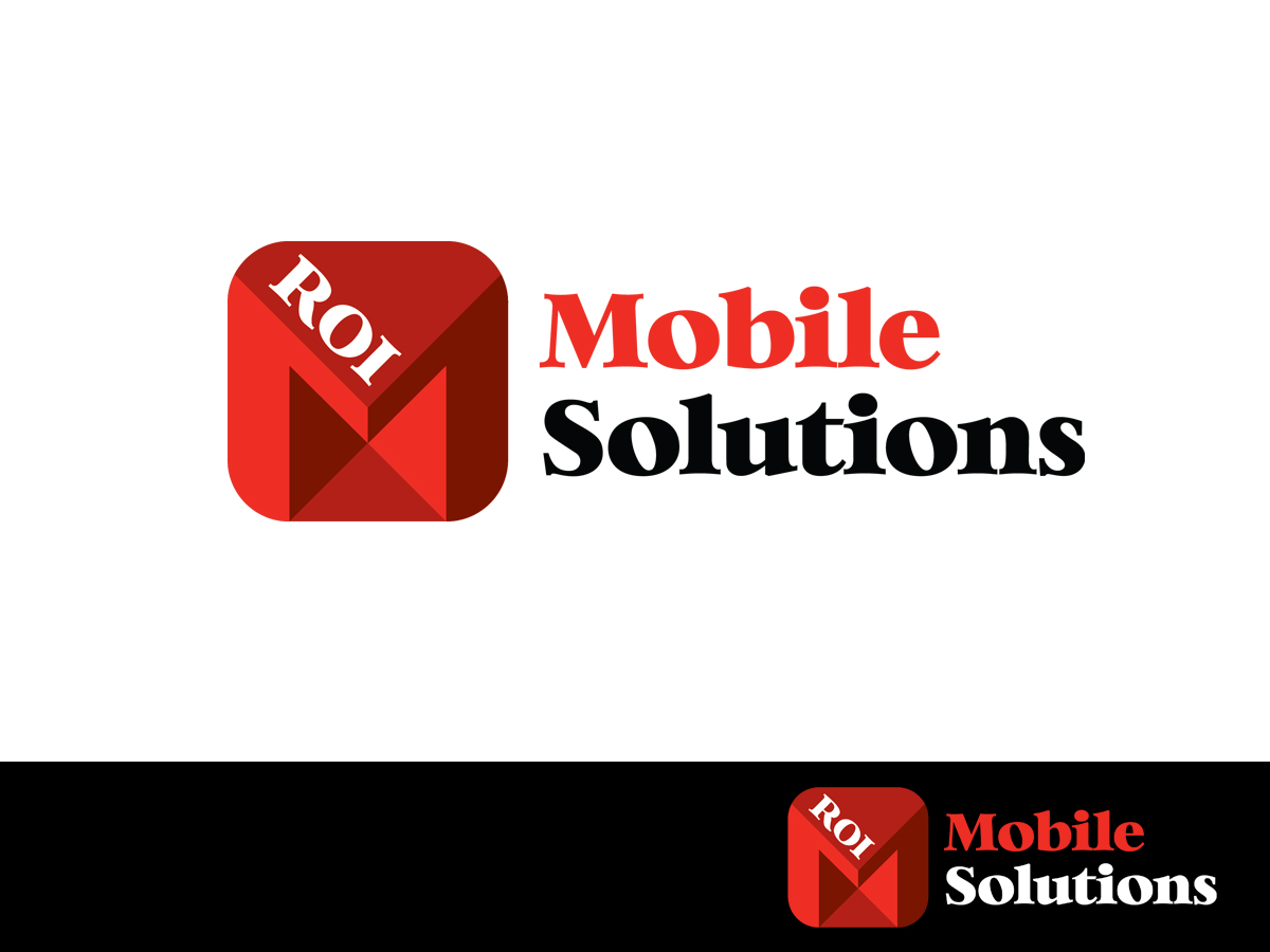 Logo Design by Skroll for ROI Mobile Solutions | Design #1982051