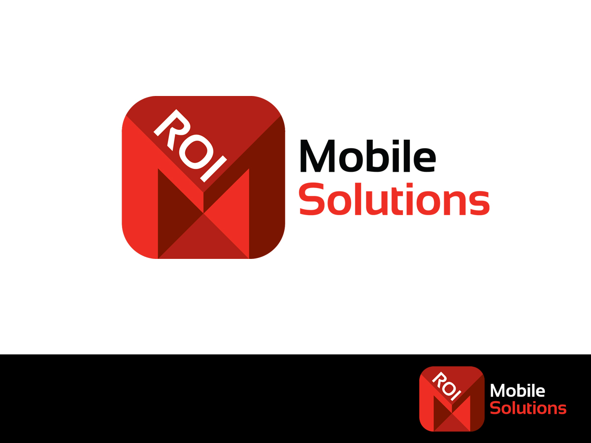 Logo Design by Skroll for ROI Mobile Solutions | Design #1982065