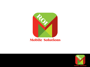 Diseño de Logo por Skroll para ROI Mobile Solutions | Diseño: #1988919