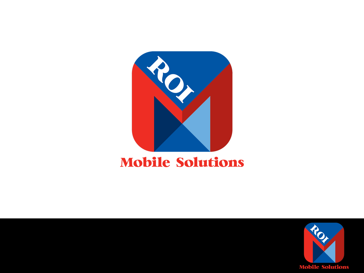 Diseño de Logo por Skroll para ROI Mobile Solutions | Diseño #1988922