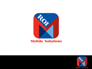 Diseño de Logo por Skroll para ROI Mobile Solutions | Diseño: #1988922