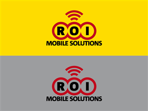 Diseño de Logo por MIM design para ROI Mobile Solutions | Diseño: #2005931