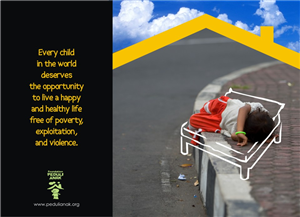Non-profit organisation for street children in Indonesia | Advertisement Design by LIZZY LO