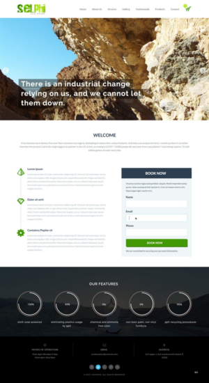 Web Design par pb pour Selphi Eco Salon | Design : #7920988