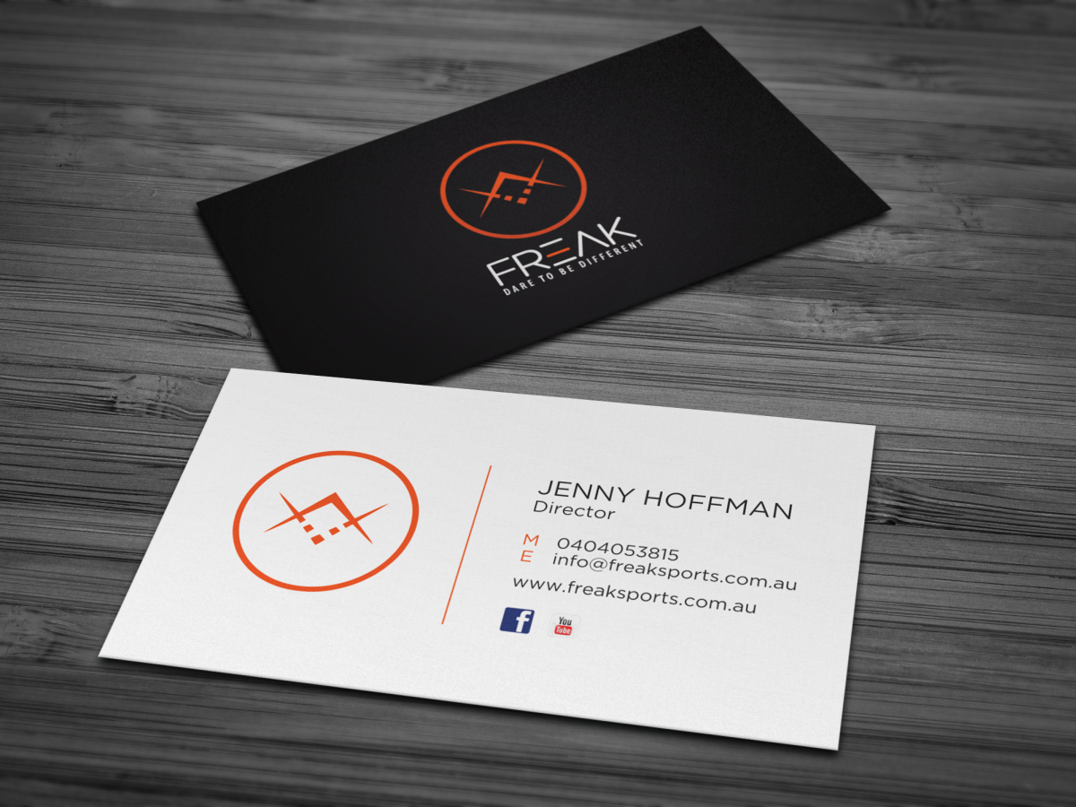Business Card Design by HYPdesign for Freak Sports Australia | Design #1949004