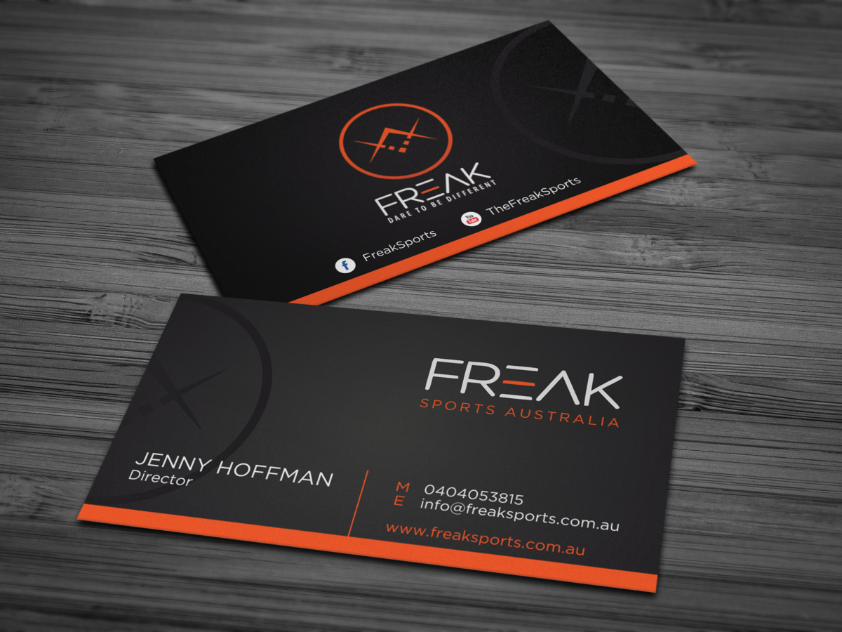 Business Card Design by HYPdesign for Freak Sports Australia | Design #1972356
