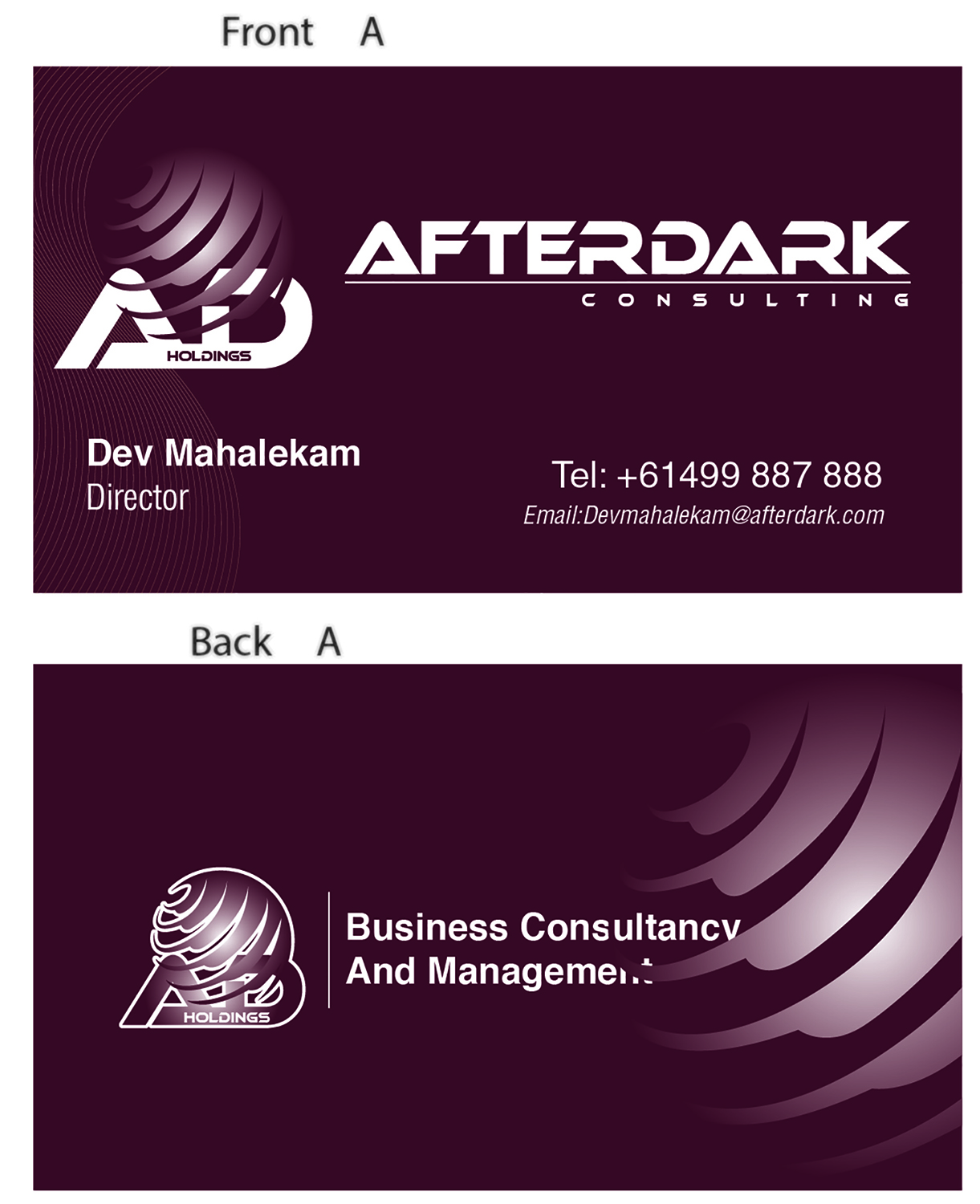 Business Card Design by fitjoe2006 for this project | Design #8154626