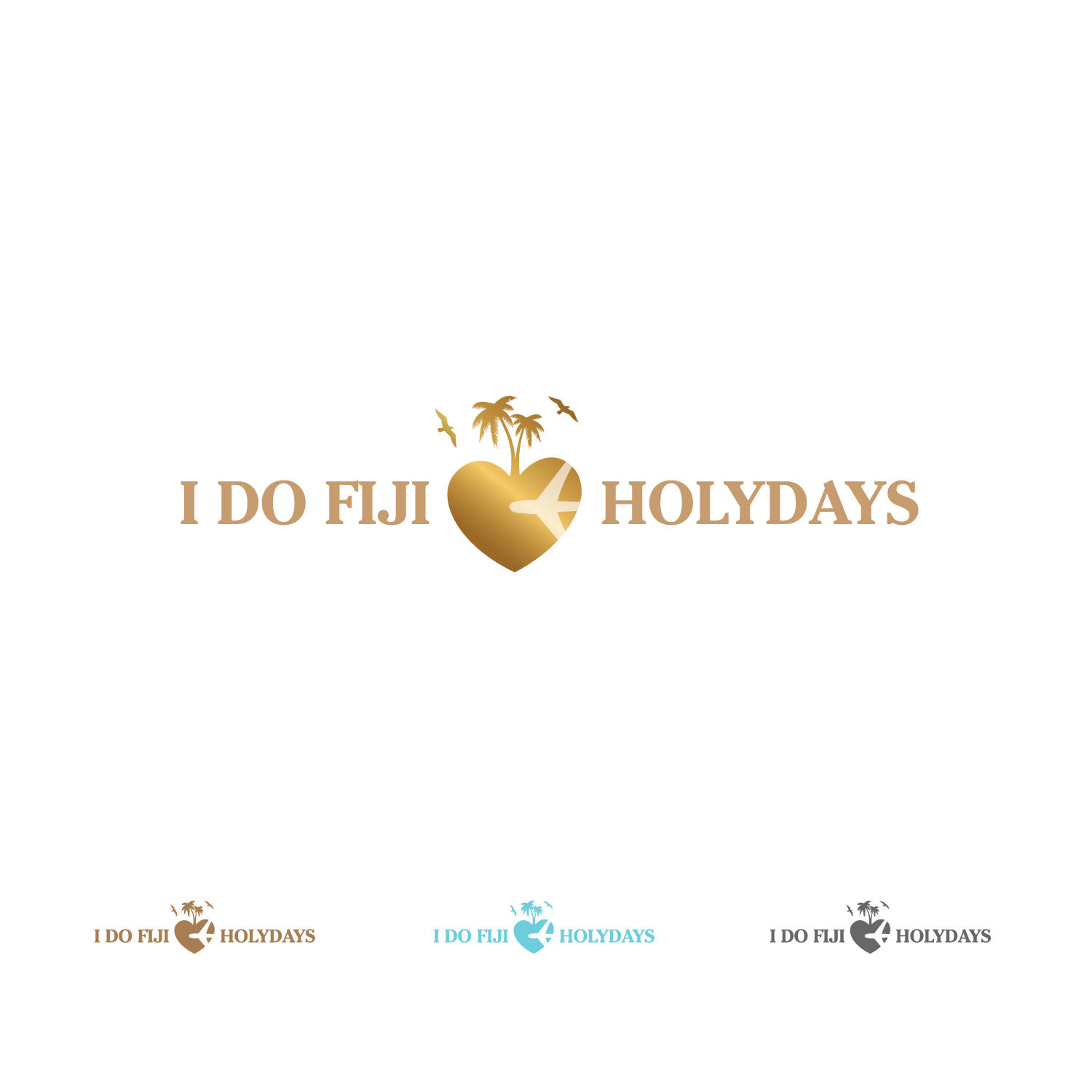 Logo Design by ATDias for I Do Fiji Holidays | Design #7916302