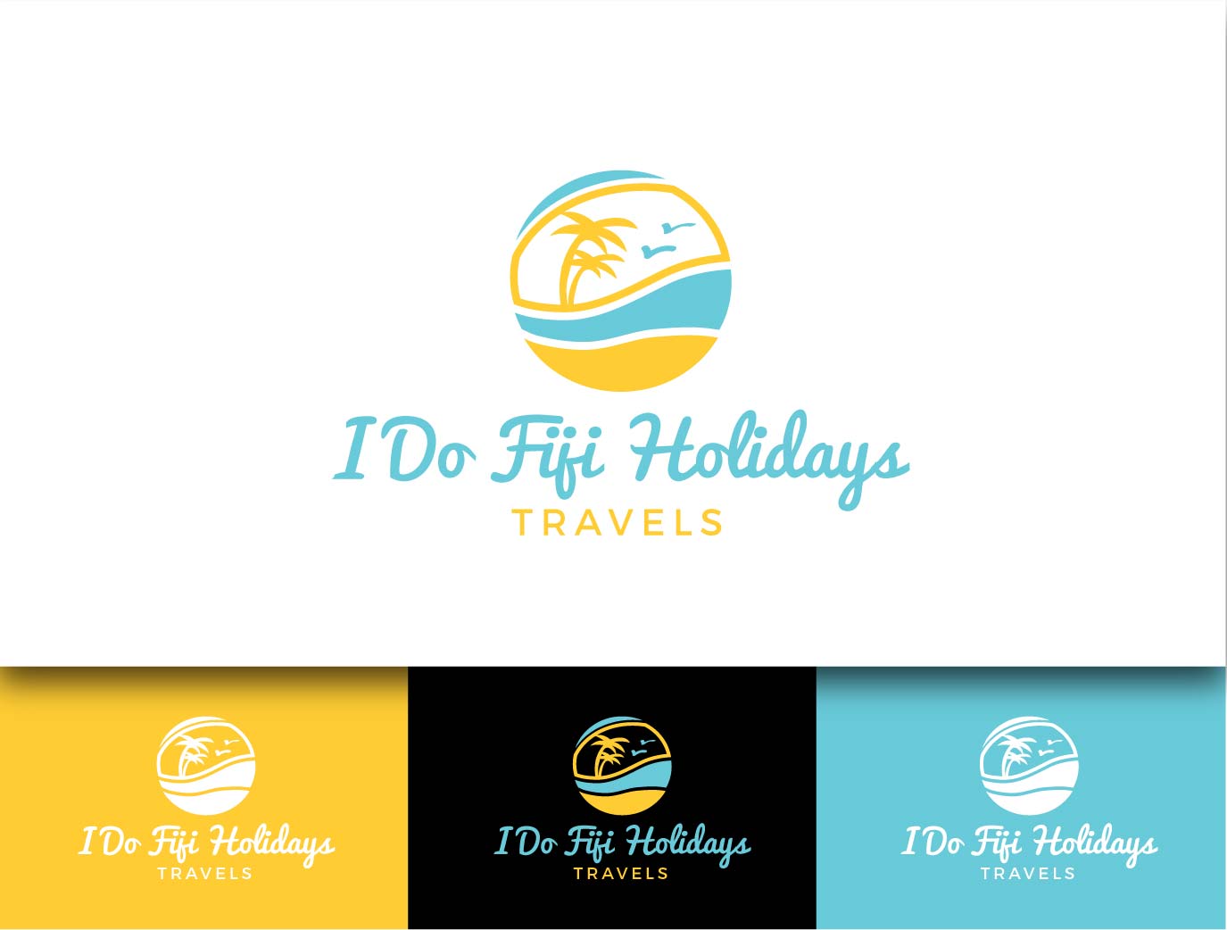 Logo Design by wonderland for I Do Fiji Holidays | Design #7916680
