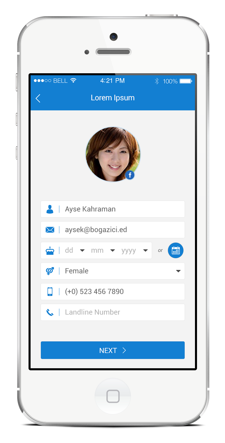 App Design by Pram Shaw for this project | Design #9275248