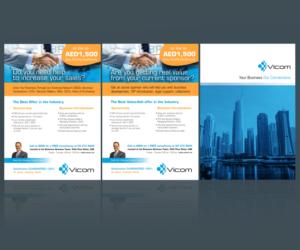 Two flyers with cover pages for business services company | Diseño de Flyer por see why