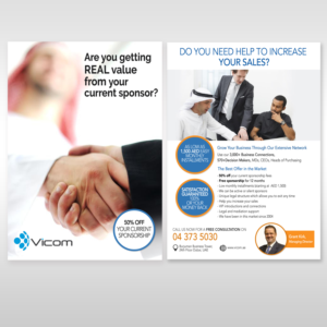 Two flyers with cover pages for business services company | Flyer Design by Kishaloy_D
