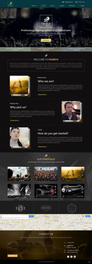 Web-Design von pb für Rambuk Film | Design: #7996852