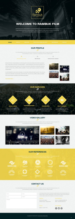 Web-Design von pb für Rambuk Film | Design: #7996860