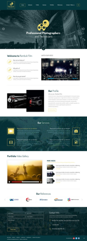 Web-Design von pb für Rambuk Film | Design: #7996862