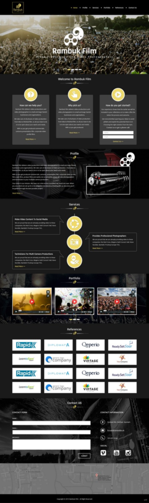 Web-Design von pb für Rambuk Film | Design: #7996869