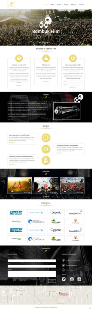 Web-Design von pb für Rambuk Film | Design: #7996871