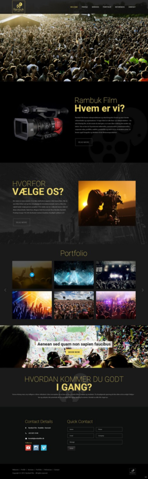 Web-Design von pb für Rambuk Film | Design: #7996872