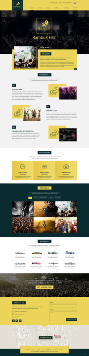 Web-Design von pb für Rambuk Film | Design: #7996882