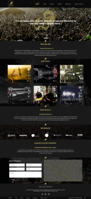 Web-Design von pb für Rambuk Film | Design: #8005701