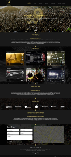 Web-Design von pb für Rambuk Film | Design: #8005702